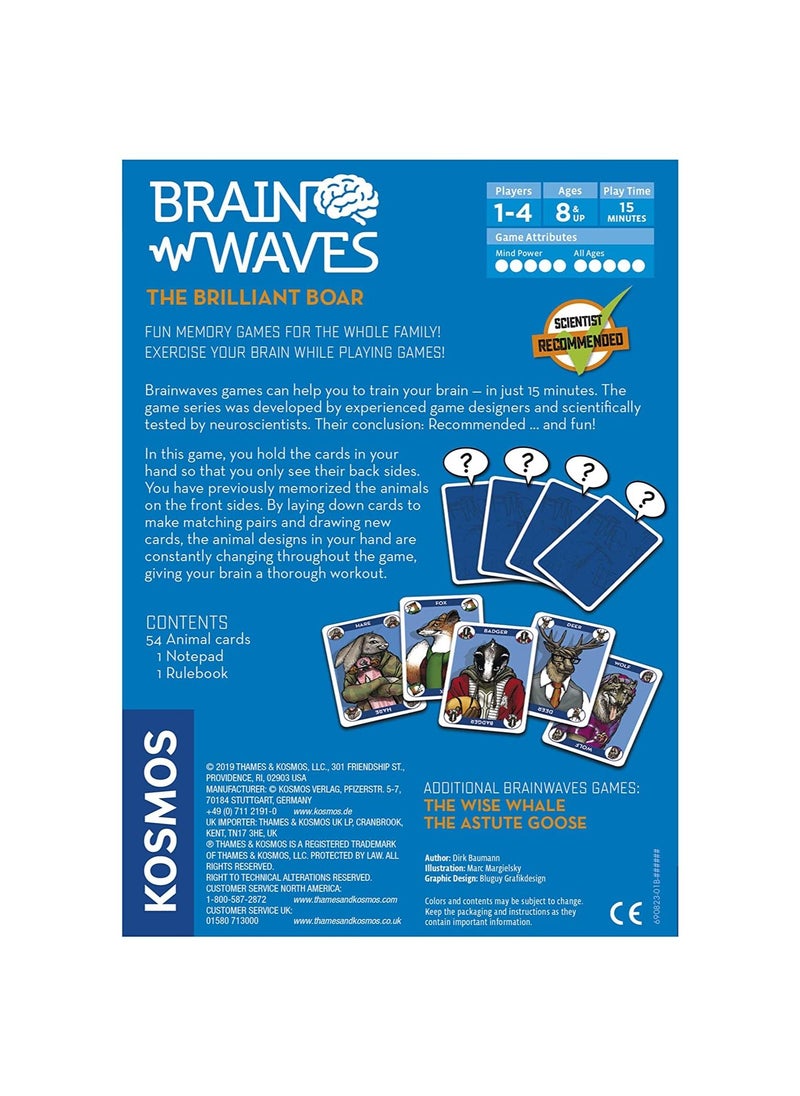 Thames & Kosmos Thames & Kosmos Brainwaves: The Brilliant Boar - A Kosmos Game from Fun, Scientist Approved, Family-Friendly Games to Sharpen Your Mind & Train Your Brain, for Ages 8+  - Image 2