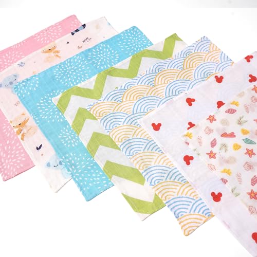 TIDY SLEEP Muslin Baby Face Napkin for New Born (Washable, Reusable Extra Soft Baby Face Napkin) (7) - Image 4