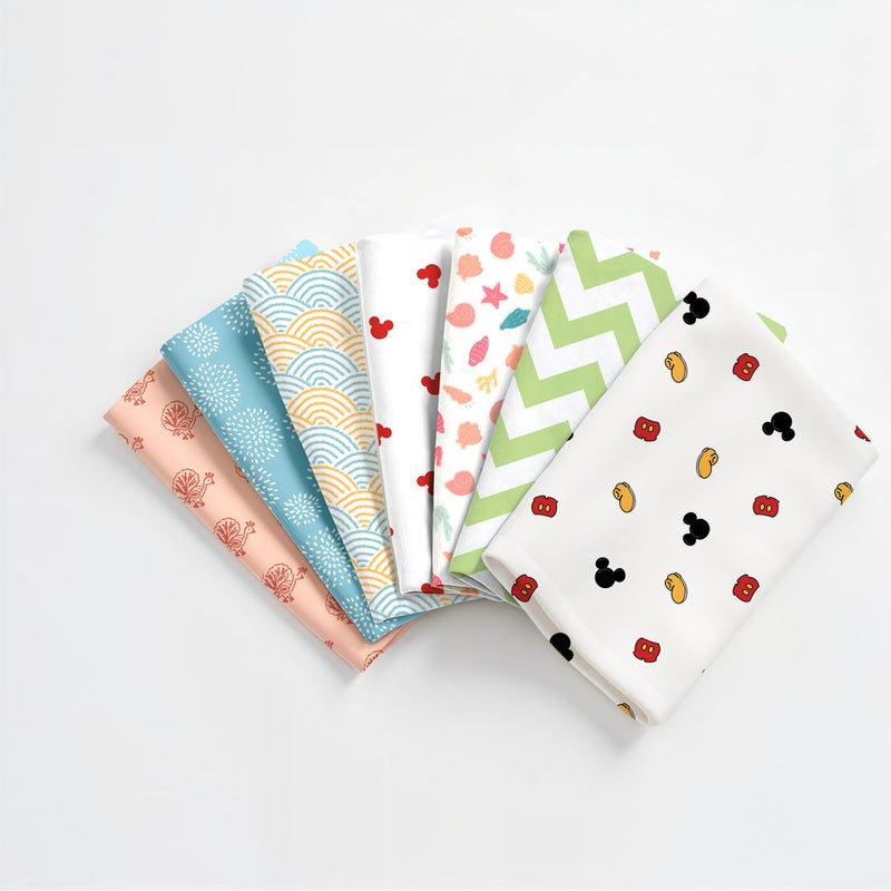 TIDY SLEEP Muslin Baby Face Napkin for New Born (Washable, Reusable Extra Soft Baby Face Napkin) (7) - Image 5