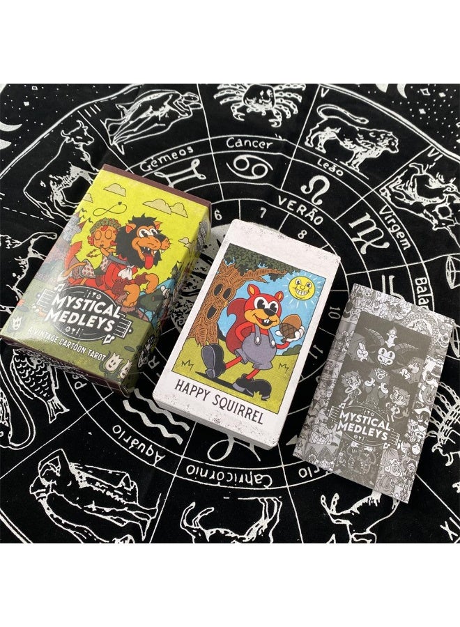 NIBEMINENT Mystical Medleys A Vintage Cartoon Tarot Card Games