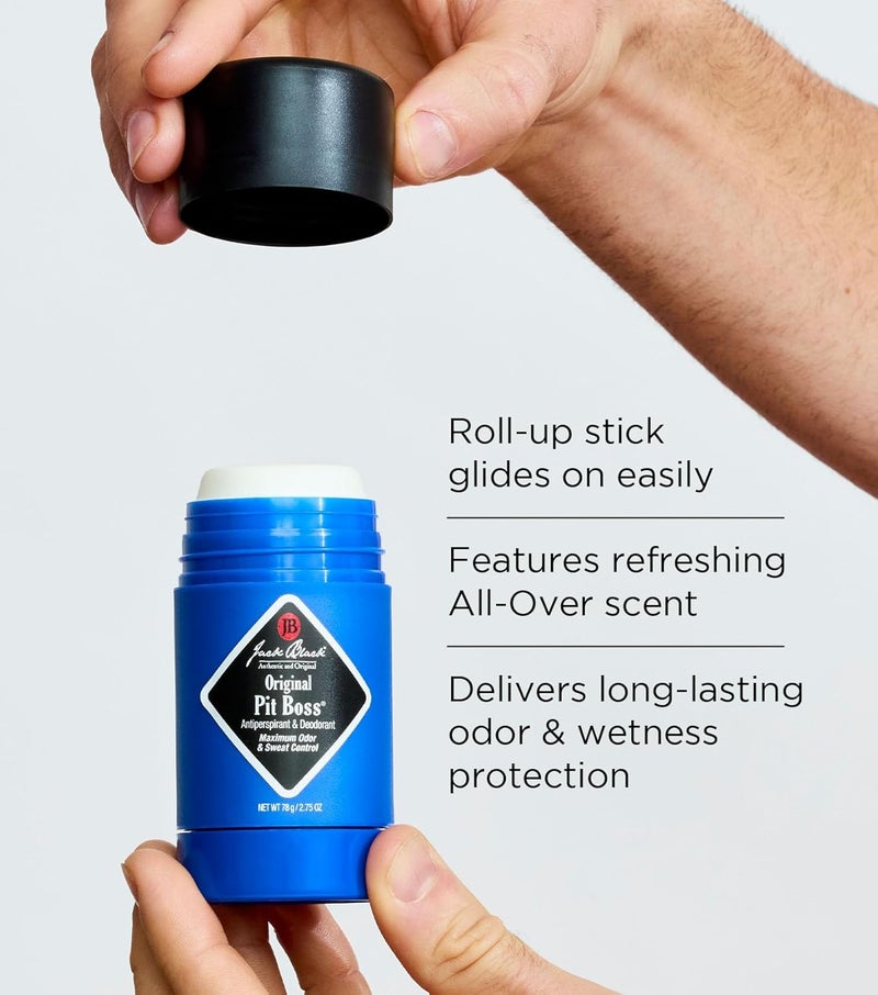 Jack Black Clean & Cool Body Basics Set - All-Over Wash, Pit Boss Deodorant, and Cool Moisture Body Lotion - Image 3