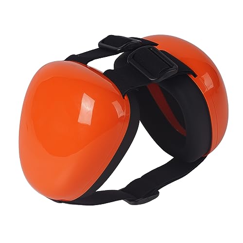 derYEP Dog Earmuffs for Hearing Protection 29dB NRR Ear Muffs Noise Protection (Large, Orange) - Image 1