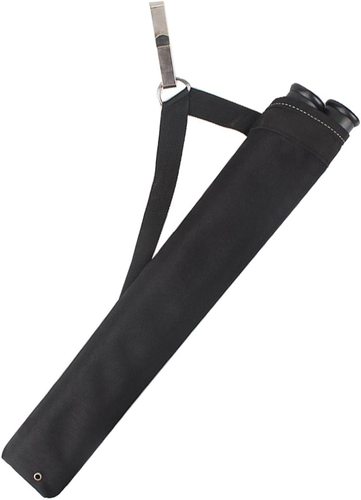 KRATARC Archery 2 Tube Hip Arrow Quiver Waist Hanged Carry Bag with Hook for Target Shooting - Image 1