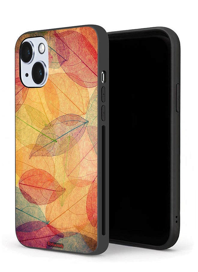 Tolwak Apple iPhone 14 Plus Protective Case Leaves Abstract Digital Art  - Image 1