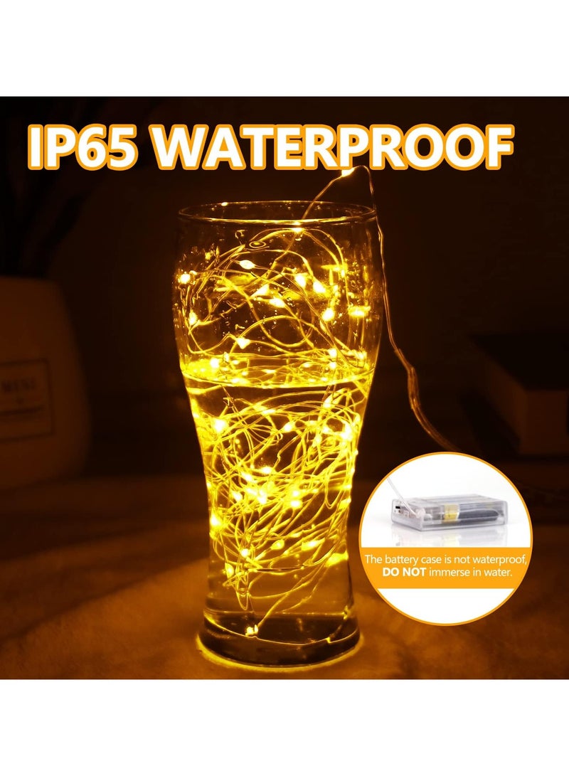 4 Pack Fairy String Lights with Timer, 5M 50 LED Micro Wire Fairy String Lights with Timer Indoor Outdoor Lighting, Bedroom, Wedding Decor, Birthday Party Decoration - Image 4