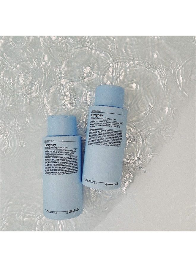 J Beverly Hills Blue Everyday Moisturizing Shampoo with Eucalyptus Oil for Hair Growth, 12 Oz  - Image 3