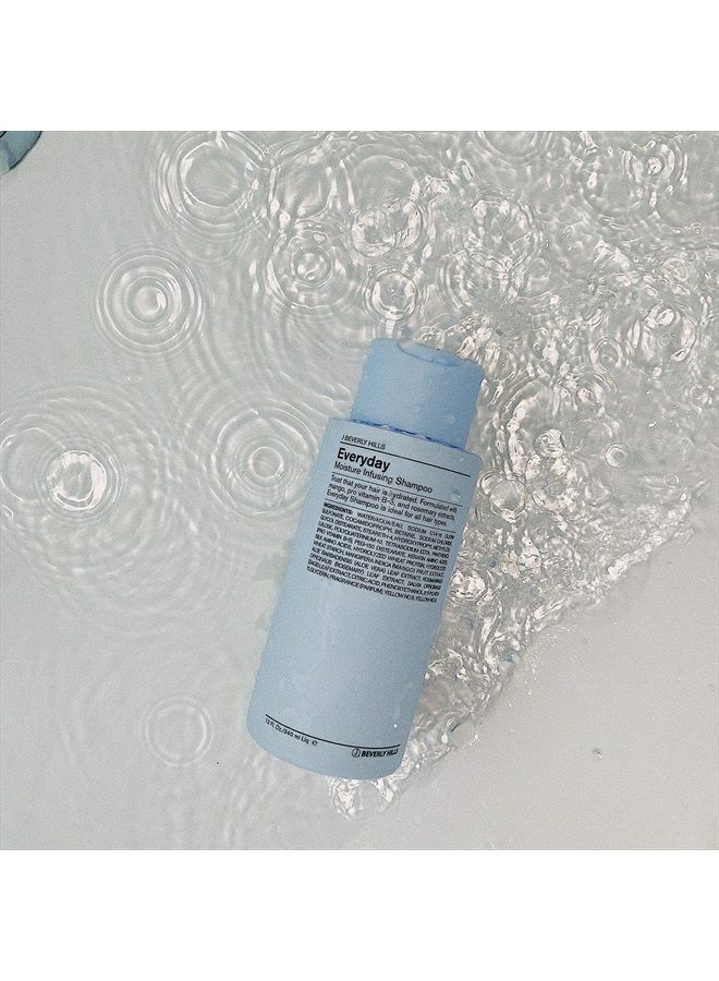J Beverly Hills Blue Everyday Moisturizing Shampoo with Eucalyptus Oil for Hair Growth, 12 Oz  - Image 2