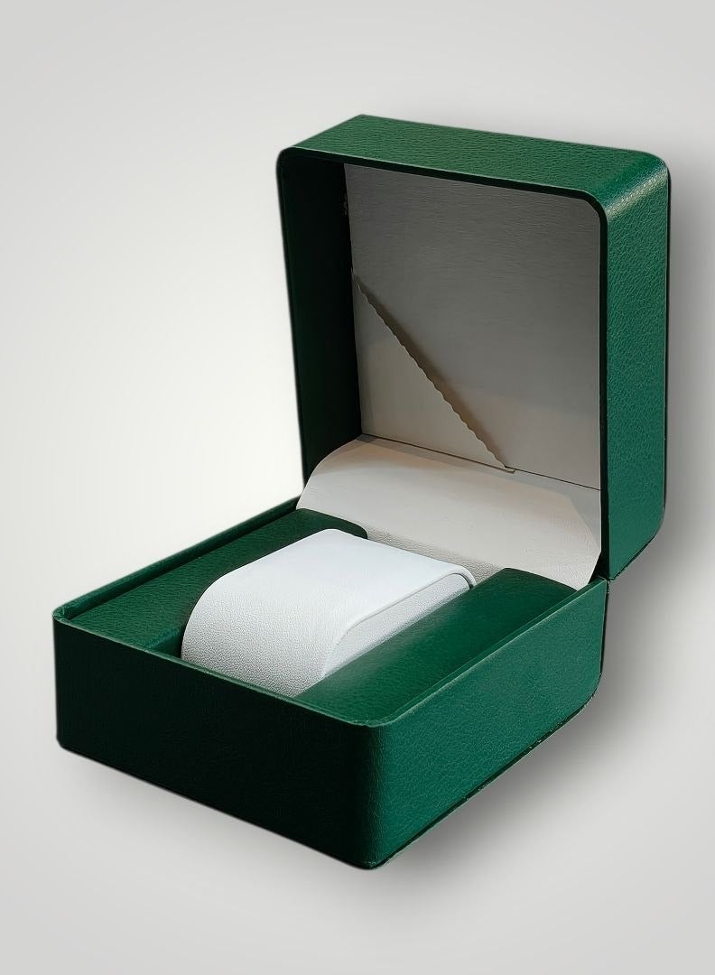 Al Seraj Luxury Watch Box | Premium Green Rexine Exterior with Soft Interior | Elegant Watch & Jewelry Storage Case for Travel, Display & Gift - Image 4