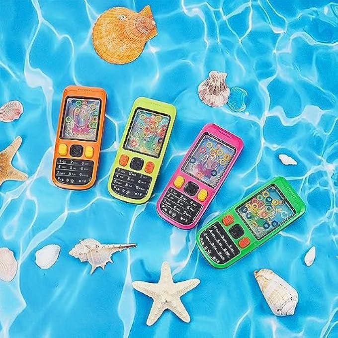 HANDHELD WATER GAME- (10 PIECES,RANDOM COLOR) WATER RING GAME WATER GAMES FOR KIDS HANDHELD-TREASURE BOX PRIZES-KIDS WATER GAMES HANDHELD-GOODIE BAG STUFFERS, 4 INCHES - Image 5