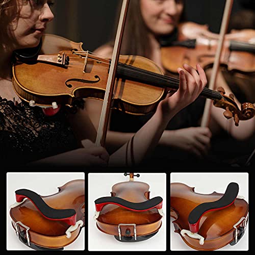 LMS Violin Shoulder Rest for 1/2 Size, Adjustable Shoulder Rest for Violin, with Height Adjustable Feet Comfortable Foam Pad for Kids Adults (1/2) - Image 3
