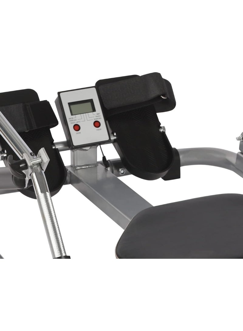 Huitich Foldable Dual-Bar Hydraulic Rowing Machine Silent Home Fitness Trainer - Image 4