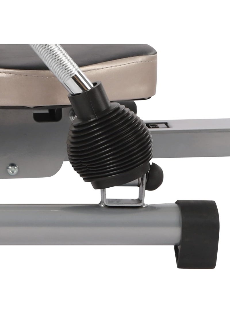 Huitich Foldable Dual-Bar Hydraulic Rowing Machine Silent Home Fitness Trainer - Image 3