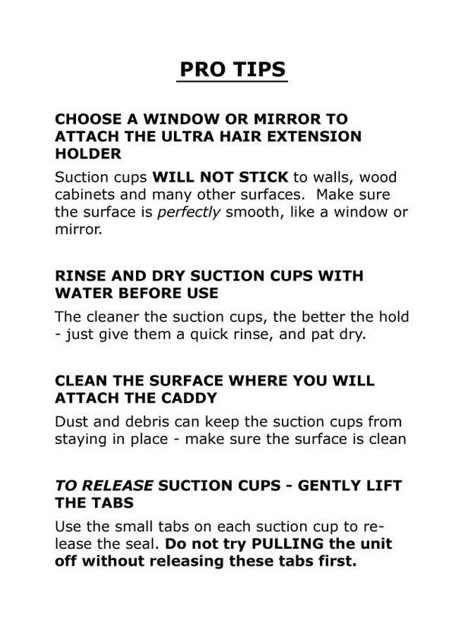 Hair Works Hair Works ULTRA Hair Extension Holder - Professionally Designed to Securely Hold Extra Wide Wefts including Halos, Hand Tied Wefts, Beaded Wefts and Full Bundles While You Wash, Color, Style & Store  - Image 2