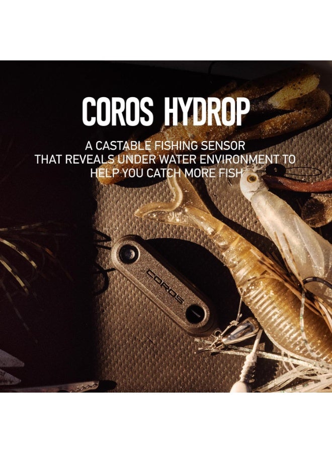 COROS HYDROP Fishing Sensor - A lightweight castable sensor that measures depth, temperature, brightness, and water color to help you catch more fish. Only compatible with COROS NOMAD and VERTIX 2S - Image 3