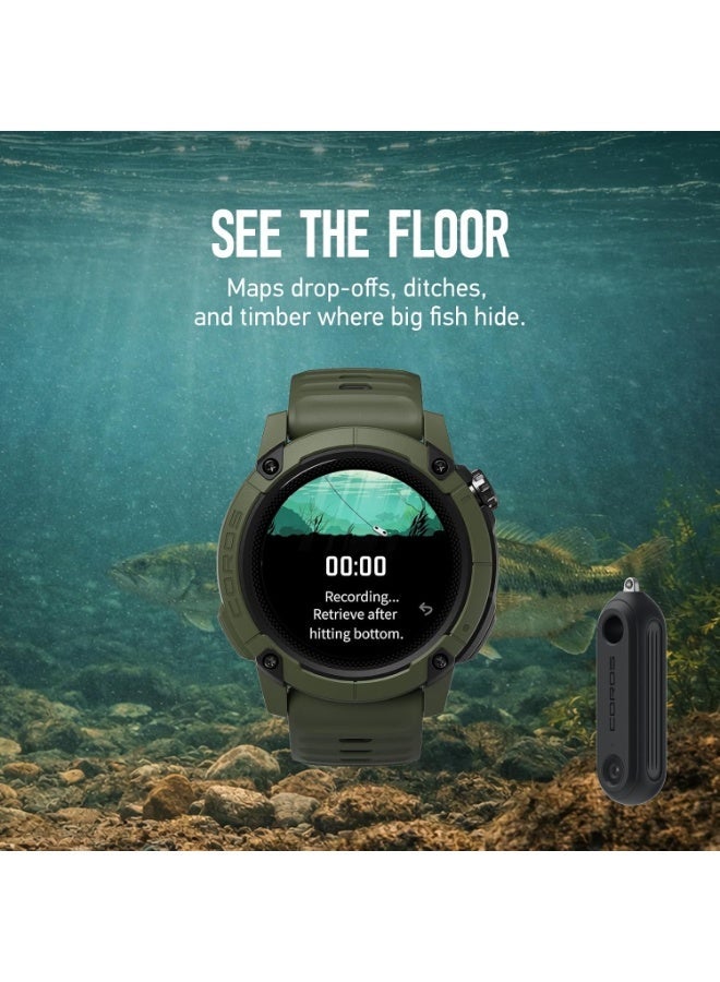 COROS HYDROP Fishing Sensor - A lightweight castable sensor that measures depth, temperature, brightness, and water color to help you catch more fish. Only compatible with COROS NOMAD and VERTIX 2S - Image 5