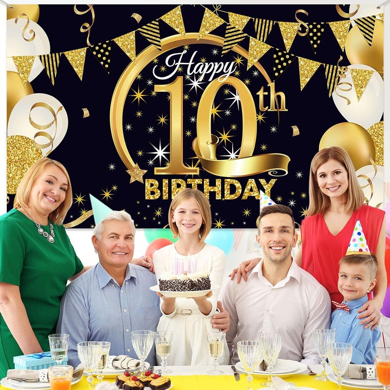 ARS 10th Birthday Party Decoration Backdrop - Image 3