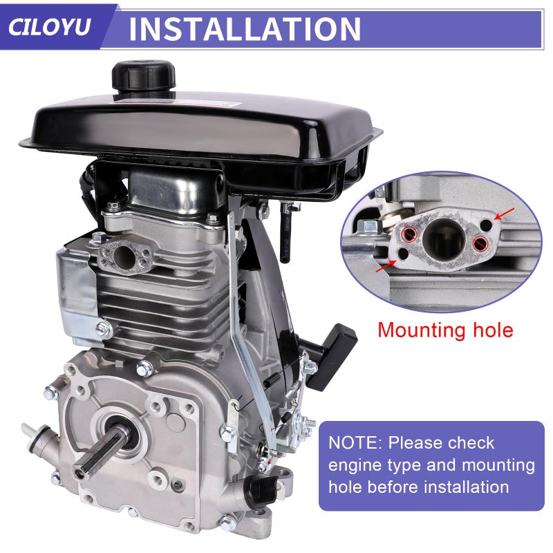 CILOYU Mini Bike Exhaust Header Pipe Kit Compatible with Monster Mega Moto MMB105 105cc MMB80 80cc Motovox MBX10 MBX11 Coleman RB100 RT100 Minibike 79cc Lifan Engine Go Kart Cart Parts - Image 2