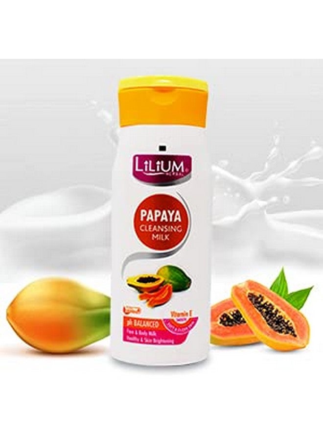 Lilium Herbal Papaya Cleansing Milk 100ml Pack of 2 - Image 2