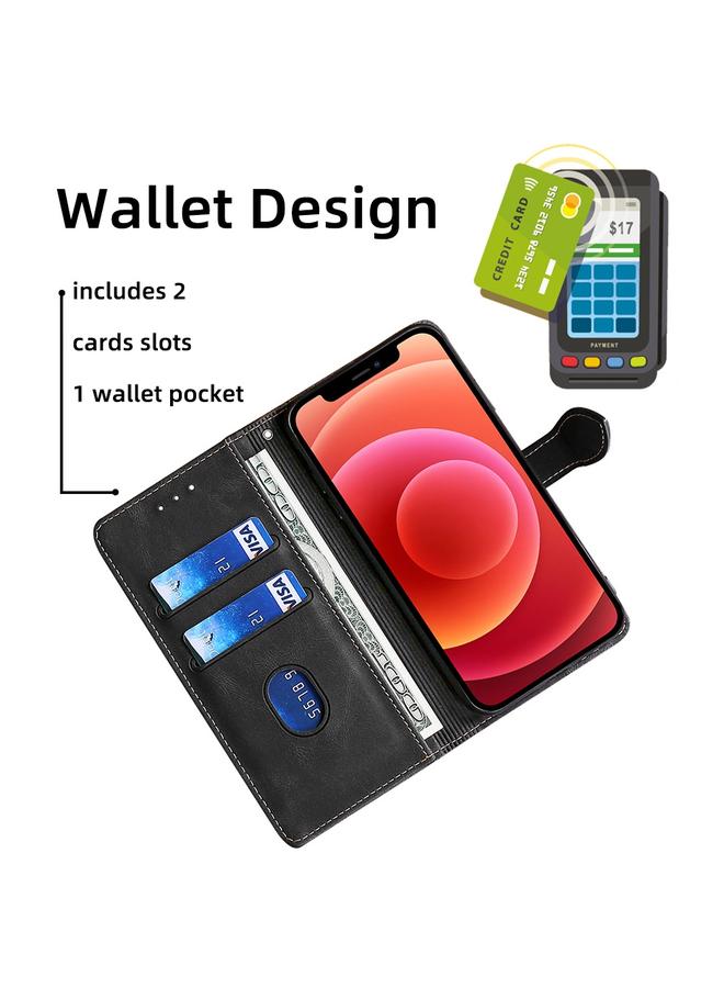 S-TOP Case For Infinix Hot 20S Skin Feel Magnetic Buckle Leather Phone Case - Image 3