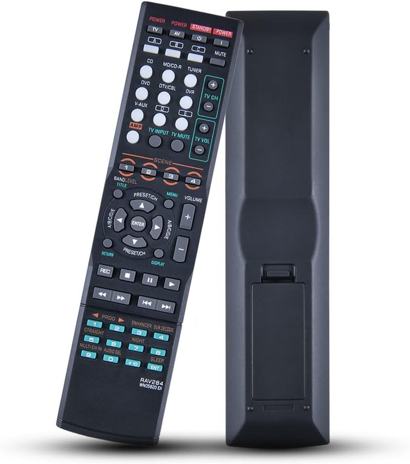LOMCA Remote Control Replacement for Yamaha AV Receiver HTR-6130 HTR-6230 RX-V365 RX-V365BL RX-V363 RX-V363BL RX-V563 RX-V563BL - Image 1