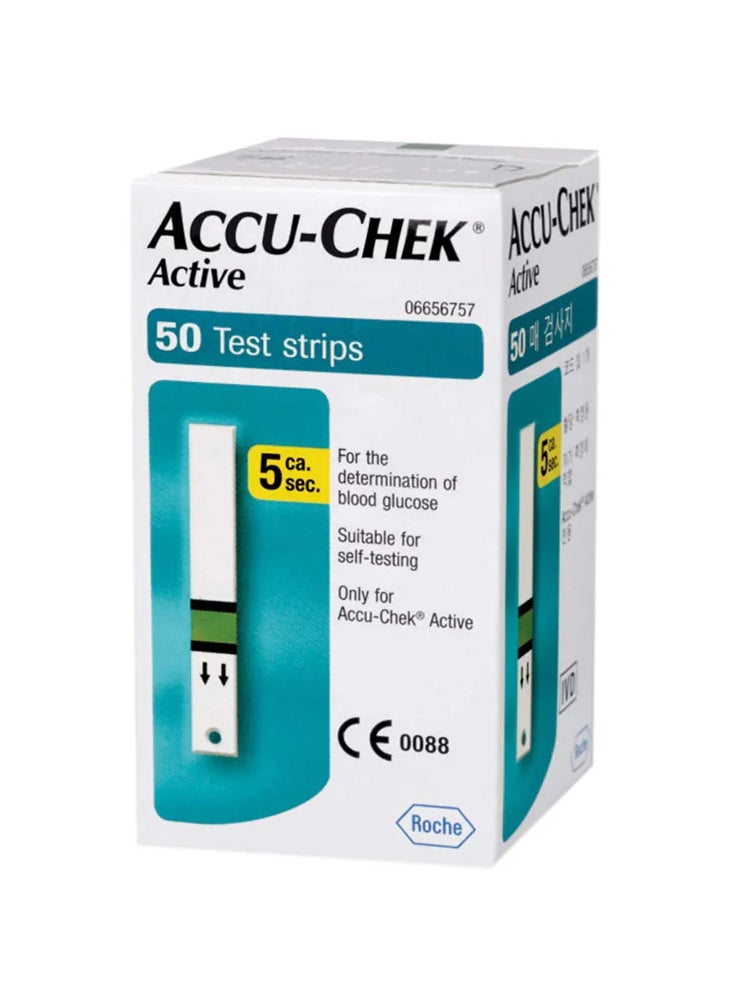 The Original Blood Sugar Measuring Ribbons Give Accurate And Rapid Results From Accu Chic Aktiv - 50 Strips