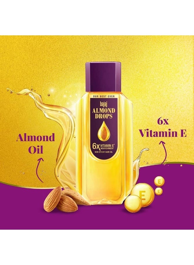 بجاج باجاج زيت شعر باللوز دروبس - 300 مل (16.91 اونصة سائلة) - Image 2