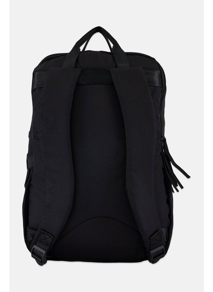Scuderia Ferrari Men Brand Logo Backpack , Black  - Image 2