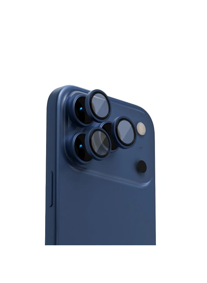 ليفيلو واقي عدسة iPhone 17 Pro / ProMax / واقي عدسة Lucent Duo مع نفاذية 99% / واقي عدسة مع 2x سبائك التيتانيوم - أزرق داكن - Image 1