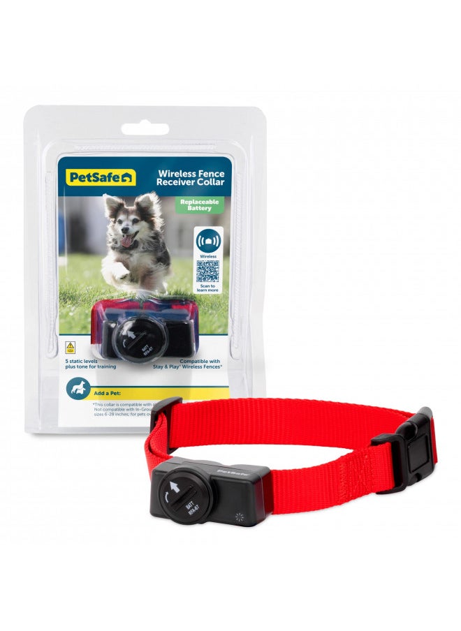 PetSafe - PetSafe Wireless Pet Fence Containment System Receiver Collar Only for Dogs and Cats Over 5 lb., Waterproof with Tone and Static Correction - from The Parent Company of Invisible Fence Brand - Image 1