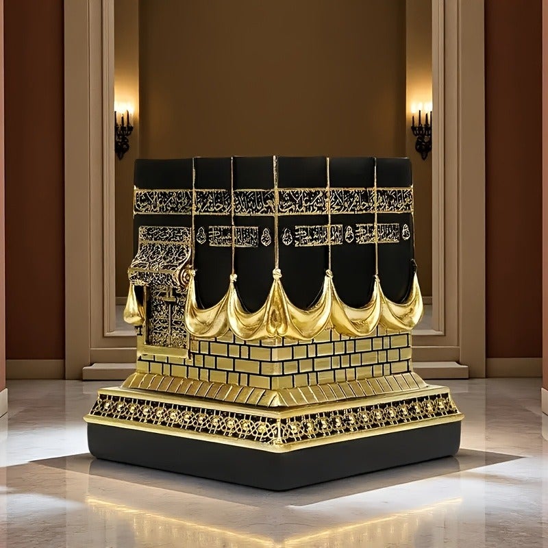 PETO Kaaba Resin Model - Mecca Black House Decorative Sculpture, Islamic Home Decor, Saudi Arabia Travel Souvenir - Image 3