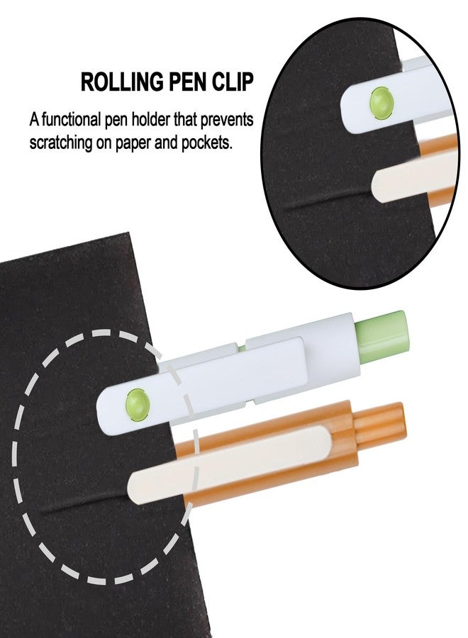 VICO Gel Pens, 5 pcs 0.5mm Japanese Black Ink Fine Point Smooth Writing Pens, Aesthetic Cute Pens for Journaling, Cute Stuff Home School Office Supplies Gifts Women - Image 4