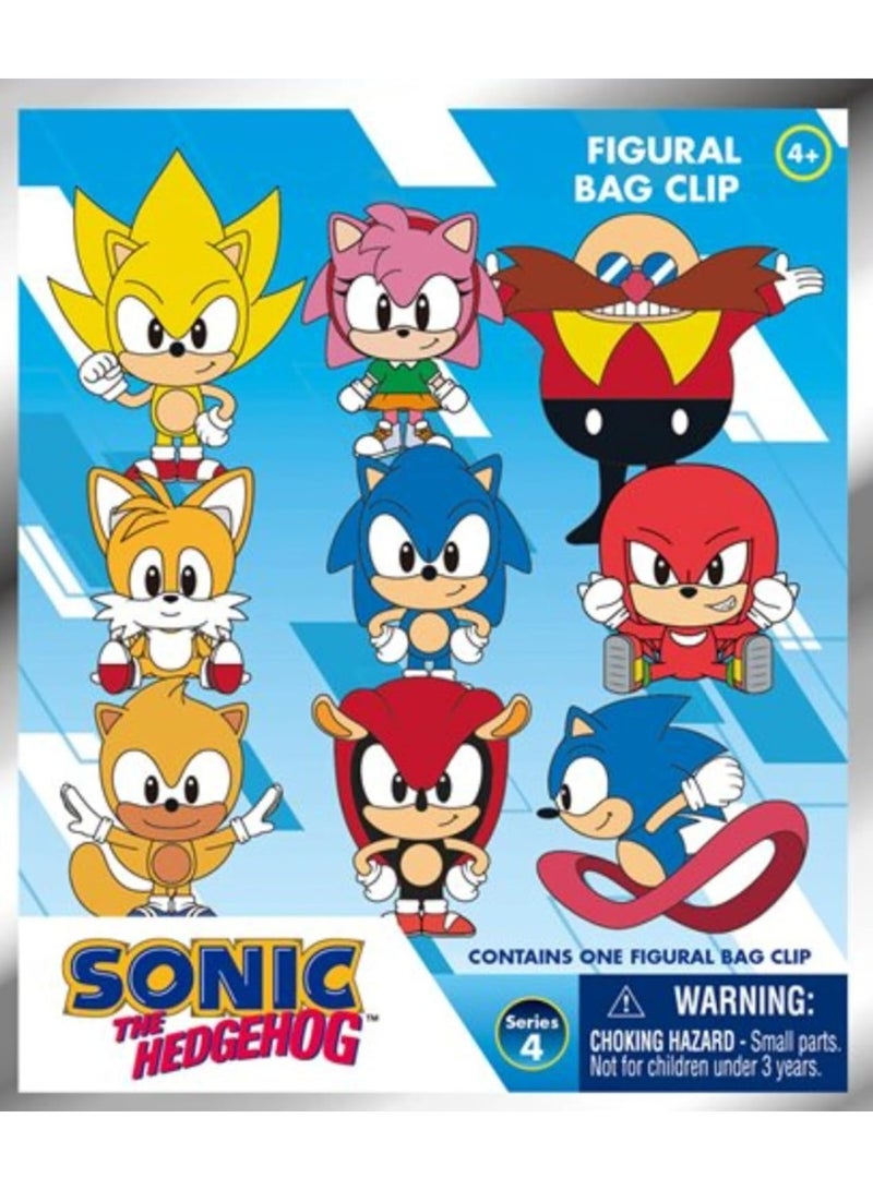 Monogram: Sonic 3D Foam Bag Clip, Series 4 - Image 1
