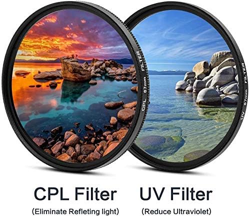 Sedremm 82mm Lens Filter Accessories Kit:UV CPL Adjustable ND Filter(ND2-ND400),Macro Close up Filter Set(+1,+2,+4,+10),Lens Hood,3 in 1 Grey Card for Canon Nikon Sony Pentax Olympus Fuji DSRL Camera - Image 5