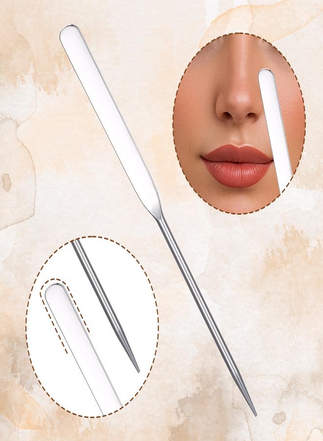 Exircy 3 pcs Foundation Spatula Makeup Spatula Stainless Steel Professional Makeup Spatulas for Even Application of Foundation Tiny Facial Beauty Palette Mixer Face Cream Applicator Cosmetic Mixing Tool - Image 5