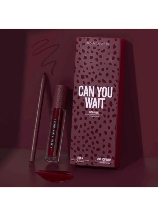 Beauty Creations Beauty Creations Availabilippy -Lip Duo Lip Pencil +Lip Gloss Can You Wait