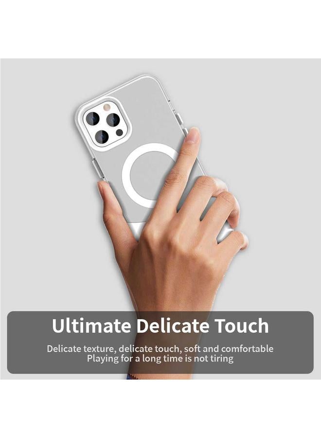 Zaboon Case For iPhone 13 Pro Max Color Blocking Series MagSafe Magnetic PC Hybrid TPU Phone Case - Image 3