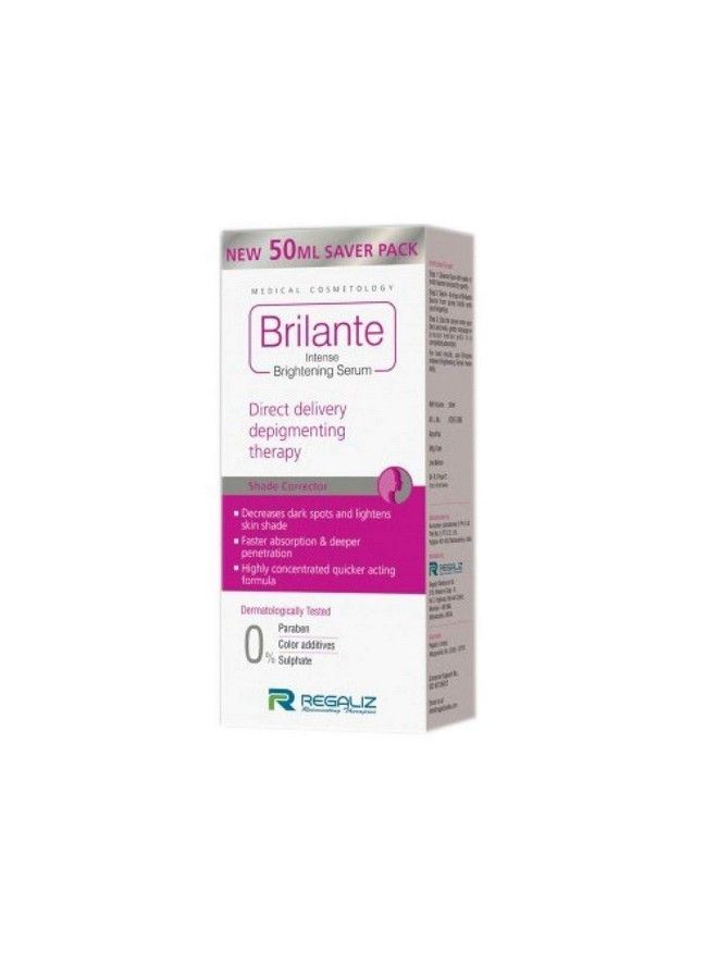 Regaliz Brilante Intense Brightening Face Serum Ml (Transparent 50 Milliliter) - Image 3