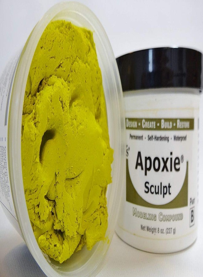 Aves Apoxie Sculpt - 2 Part Modeling Compound (A & B) - 1 lb, Apoxie Sculpt for Sculpting, Modeling, Filling, Repairing, Simple to Use and Durable Self-Hardening Modeling Compound - Yellow - Image 2