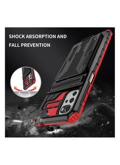 AUTO FOCUS Protective Cover for Lenovo K15 Plus Wallet Case with Credit Card Holder Stand Kickstand Slim Rugged Shockproof Heavy Duty Defender Armor  - Image 3