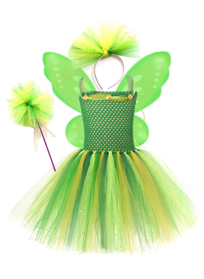 KUYING Children's Princess Dress Girl's Dress 