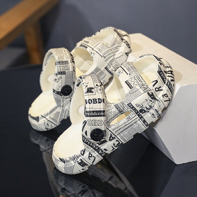 Babu Bean Children'S Shoes Boys Sandals 2025 Open Toe Non-Slip Soft Bottom Boys Children'S Sports Beach Shoes - Image 2