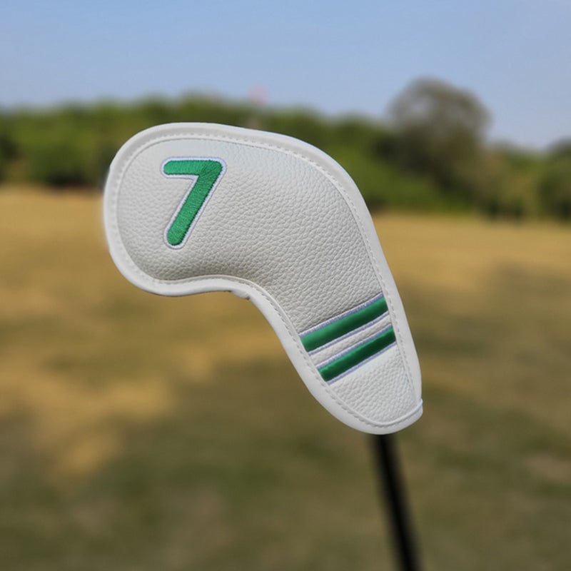 9Pcs Digital Golfs Rod Cover Golfs Supplies Golfs Putter Cover PU Cover - Image 5