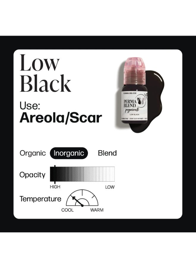 Perma Blend صبغة الهالة - أسود منخفض 15 مل - Image 2