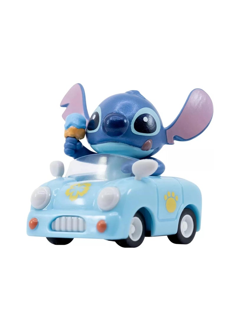 Stitch Zoom Hero Pullback Mini Display Figurine - 1 Piece Only, Assorted - Image 2