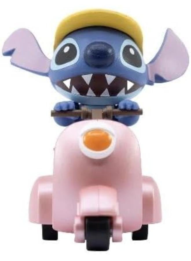 Stitch Zoom Hero Pullback Mini Display Figurine - 1 Piece Only, Assorted - Image 5