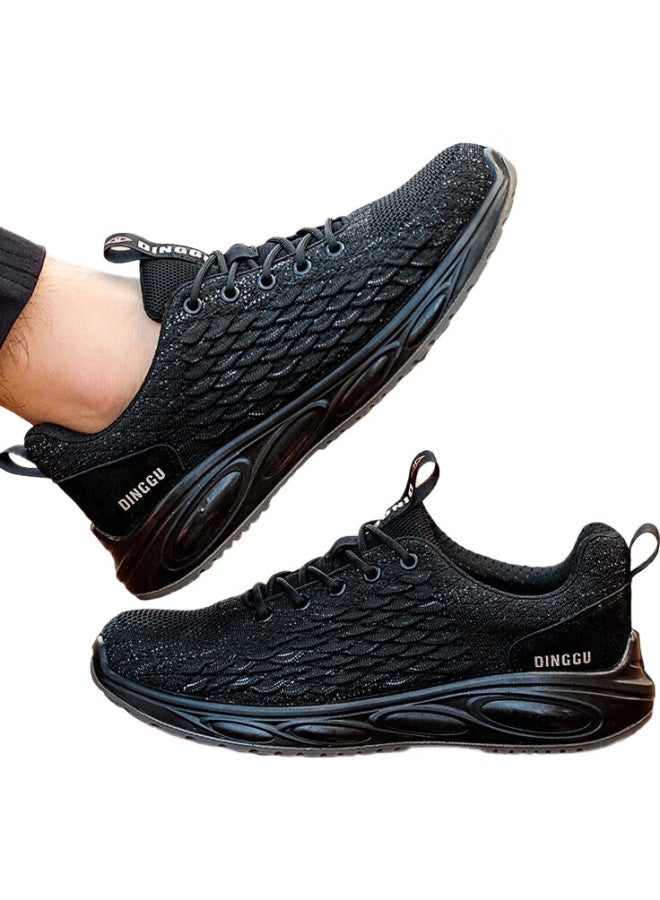 Dinggu Safety Shoes For Men, All-Season Lightweight, Anti-Smashing, Anti-Puncture, Steel Toe, Construction Site Work Boots Jd1200Hei42 - Image 3