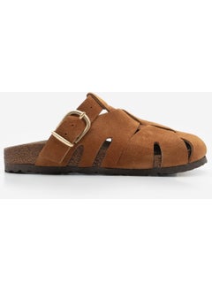 MARJIN Women's Leather Closed Front Casual Suede Slippers Yolis  - Image 2