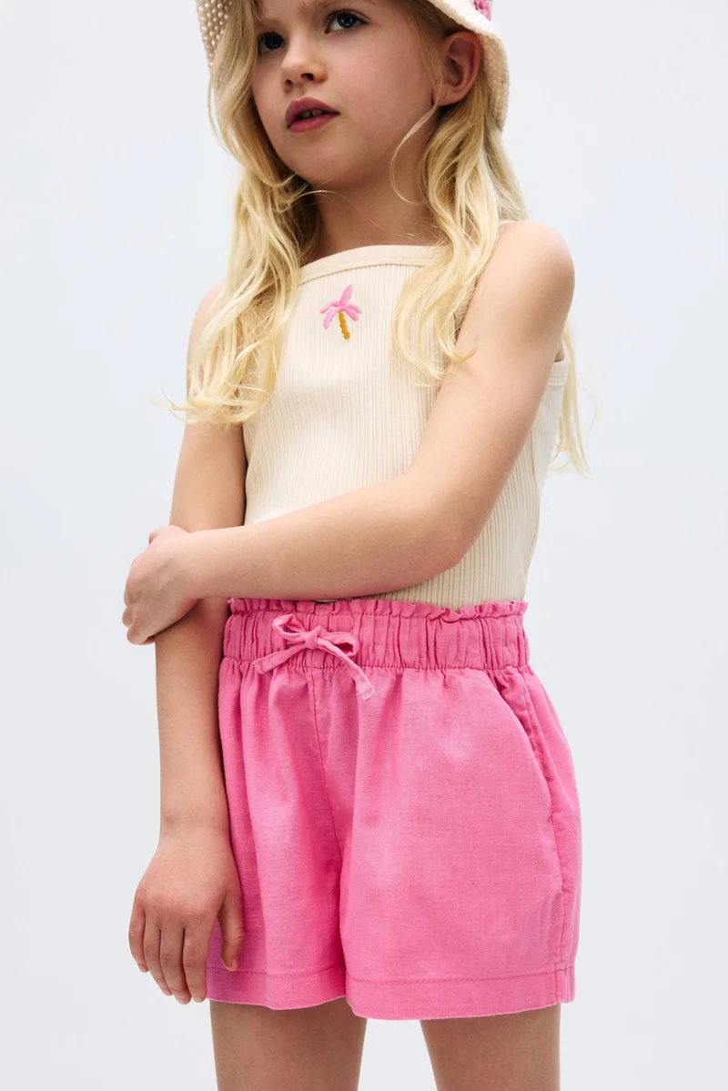 H&M Linen-blend shorts