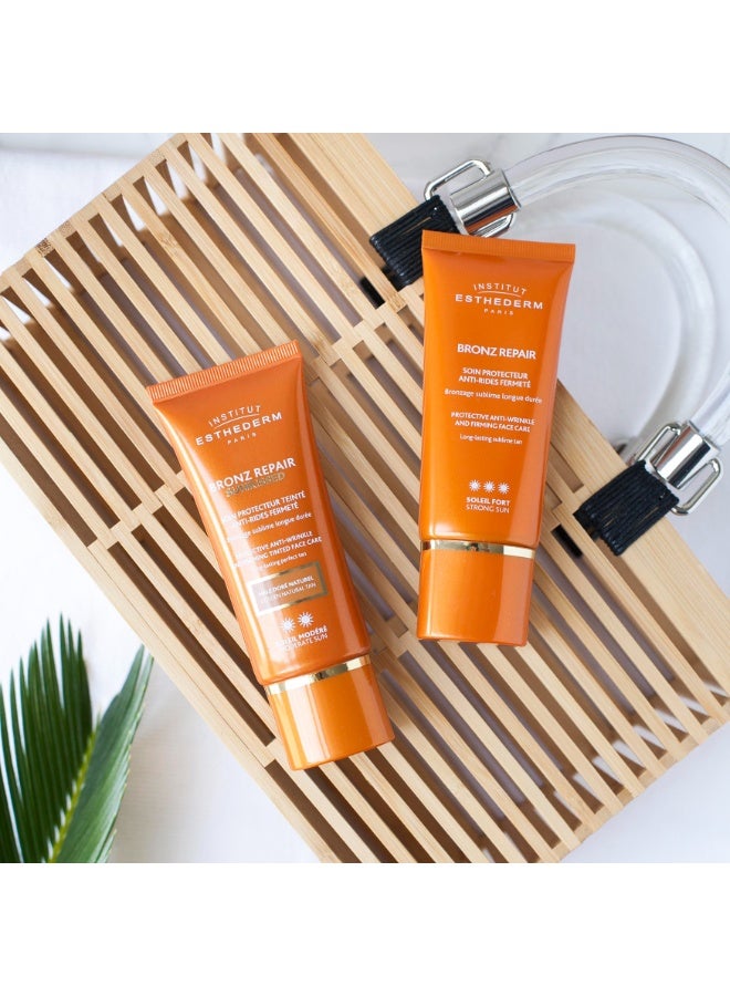 Institut Esthederm Bronz Repair Soin Hydra-Protecteur Anti-Rides Fermeté 50 ml - Image 2