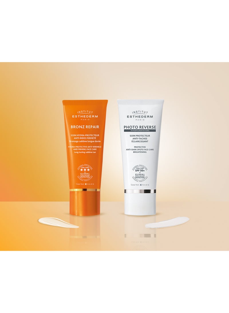Institut Esthederm Bronz Repair Soin Hydra-Protecteur Anti-Rides Fermeté 50 ml - Image 3